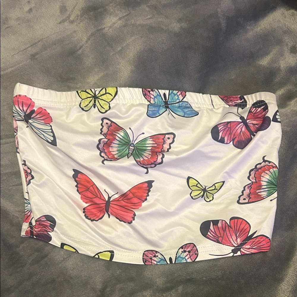 Butterfly Print Women's Top